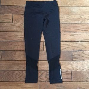 Girls black justice leggings